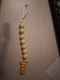 baby yellow pacifier clips